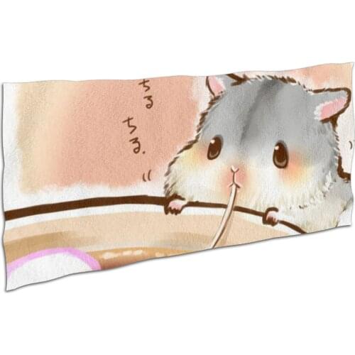 Hamster printing quick drying bath towel Spa bathrobe laundry laundry foam foam beach towel towel towel