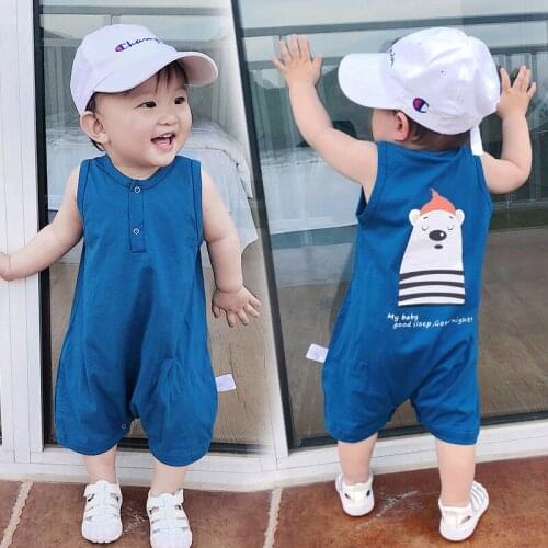 Baby Triangle Rompers Short-sleeve Summer Jumpsuit Pure Cotton Babies Pajamas Cartoon Pig Flower Clothes Infant Boys Girls 0-18M