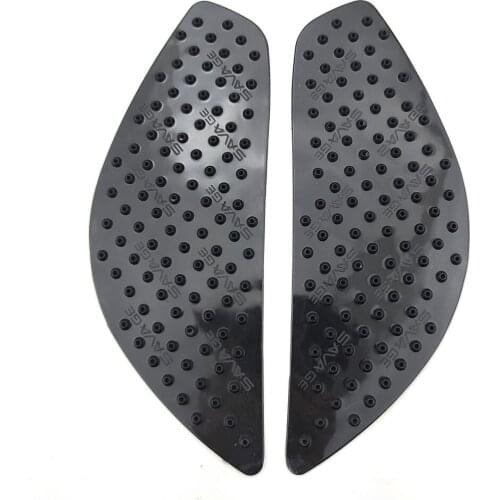 For KAWASAKI ZX6R ZX10R NINJA 2008-2015 Motorcycle Tank Traction Pad Side Gas Knee Grip Protector Anti slip sticker 3M Black