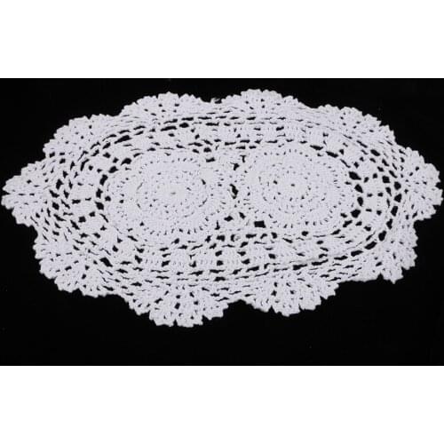 Crochet Cotton Placemat White Placemat Placemat Placemat Table Mat