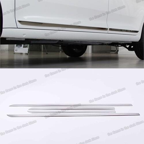 Lsrtw2017 for Skoda Rapid Car Door Edge Strip Trims Decorative Interior Accessories 2016 2017 2018 2019 2020 Stainless Steel