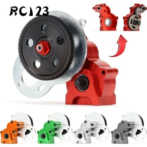 Metal GearBox Set With Gear For RC 1/10 Rock Crawler HSP 94180 18024 RGT EX86100 Monster Truck Off Road Rock Cruiser NEW ENRON