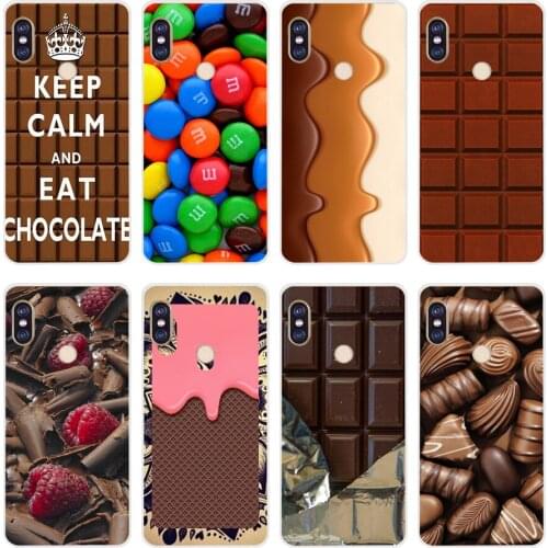 12H Chocolate Soft Silicone Tpu Cover phone Case for xiaomi redmi 6 pro 5 plus note 6 pro 4 4x mi 8