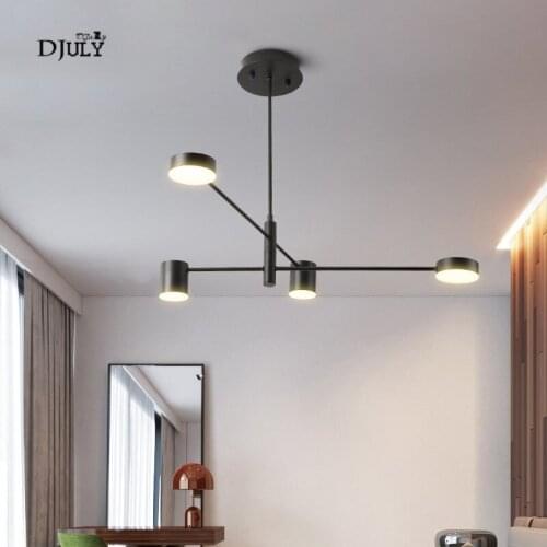 Nordic Modern Iron Art Ceiling Lights for Living Room Bedroom Restaurant Bar Study Lighting Ceiling Design Lamp Loft Decor Led