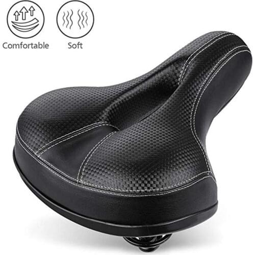 Mountain Bike Saddle Seat Breathable Comfortable Bicycle Seat with Central Relief Zone Ergonomics