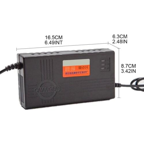 48V 2.5A Lead-acid Battery Charger for Electric Car E-Bike Scooter Bike Power