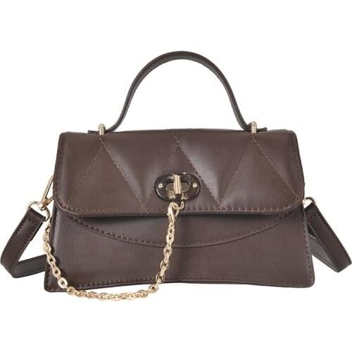 Fashion Trend Shoulder Bags for Women 2021 New Pu Leather Small Flap Purse Bag Versatile Women Shopping Party Bag