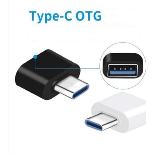 New 2PCS Universal Usb To Type C Adapter For Android Mobile Mini Type-C Jack Splitter smartphone USB C Connectors OTG Converter