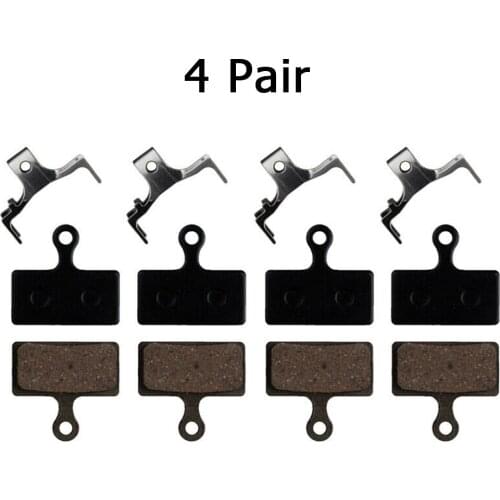 4 Pairs MTB Bicycle Disc Brake Pads Resin+metal Brake Pads FOR XT XTR SLX M985 M988 Deore XT M785 SLX M666 M675 M615 S700 R515