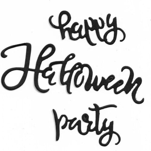 Cutting dies Happy Halloween crafts paper die-cutting /DIY embossing, Easter and New Year