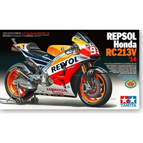 1/12 Tamiya Plastic Assembly Car Model Toy Honda RC213V 2014 Motorcycle Static Model DIY Assembly Kit #14130