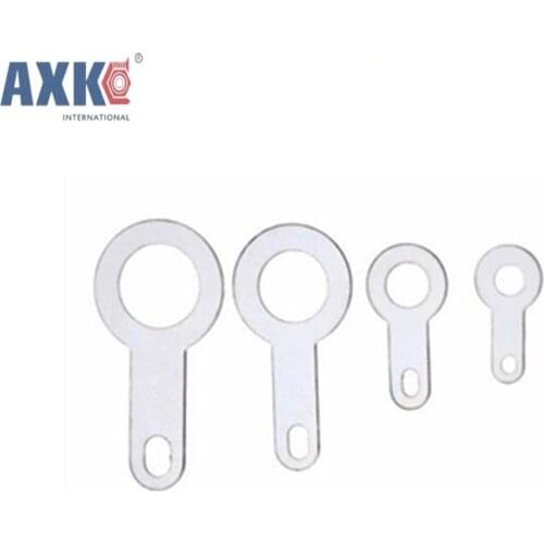 100Pcs M2.2-M6.2 Silver-plated Copper Single Head Soldering Terminal Circular Weld Washer Welding Sheet Soldering Lug AXK030