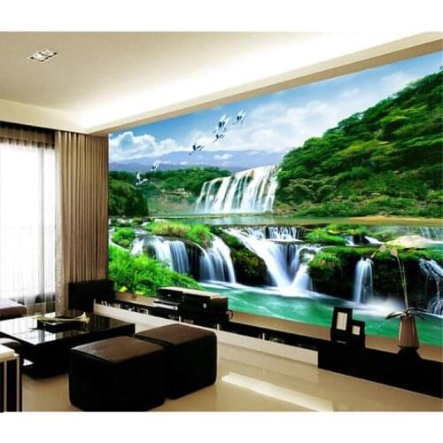3d huge mural romantic peach blossom papel de parede background sofa TV backdrop wallpaper murals wallpaper