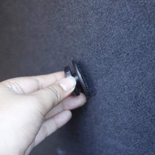 4pcs Car Hooks Accessory Holder Black Hook Luggage Net Parts High Quality