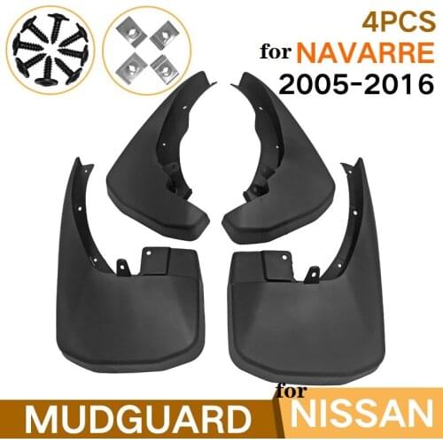 For Nissan Frontier Navarre 2005-2016 Car Mud Flaps Mudguard Splash Guards Fender Mudflaps Tire Fender Car Accessories 4pcs