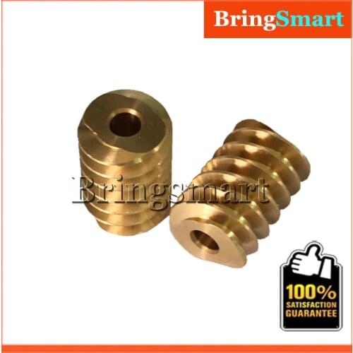 5pcs A58 Gear Motor Screw Helical Gear Metal Worm Cylindrical Gear For A58 Double Shaft Worm Reducer Gearbox Gear Part 1:17 1:31