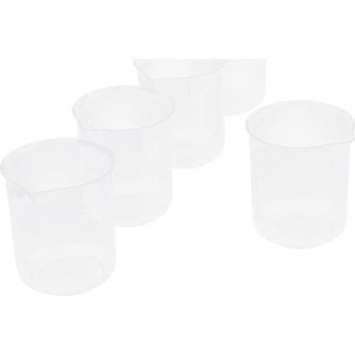 5 Pcs Food Grade 500ml Plastic Clear Graduated Measuring Cup Beaker Jug