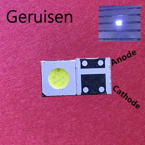 500PCS Diodes TV Backlight 1W 3V 3535 SMD LED Televisao Cold White 100lm 3537 Cool White Backlit LCD Backlight for TV Repair