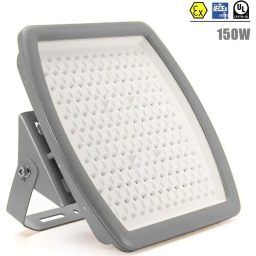 ATEX UL IECEx certified explosion proof LED light 150w high bay flood light IP67 AC110V 220V 240V DLC 150W LED light