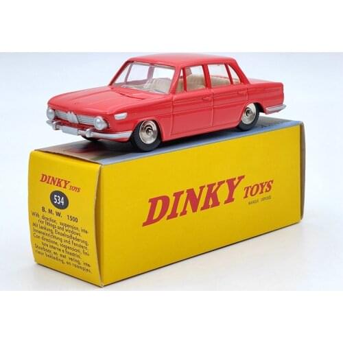 Atlas 1:43 Dinky Toys 534 For B~W 1500 Red Diecast Models Car Limited Edition Collection Auto Gift