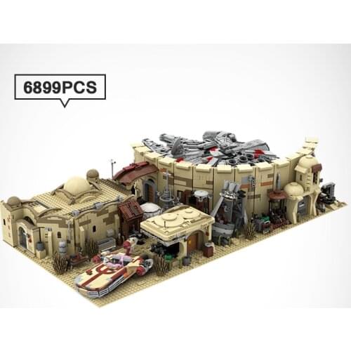 BuildMOC Mos Eisley Spaceport from A New Hope MOC Creator Building Blocks Bricks