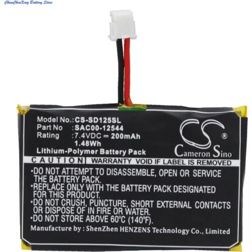 Cameron Sino 200mAh Battery SAC00-12544 for SportDog SD-3225 SR-300,SD-1225,SD-1825, SD-2525,SD-1875, SR-300