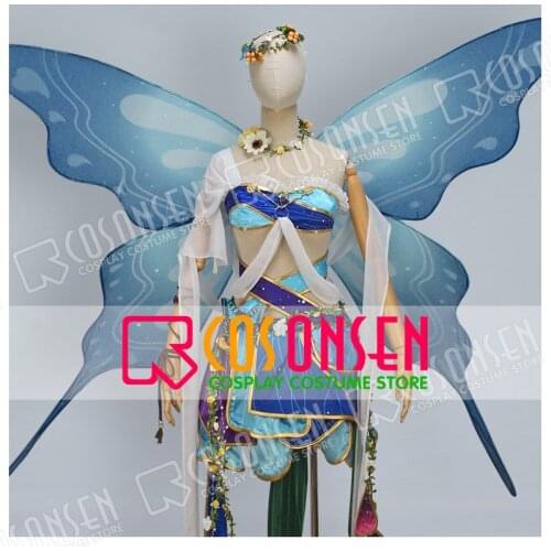 COSPLAYONSEN Love Live! Land of Fairies Ver.After awakening Ayase Eli Cosplay Costume With wings