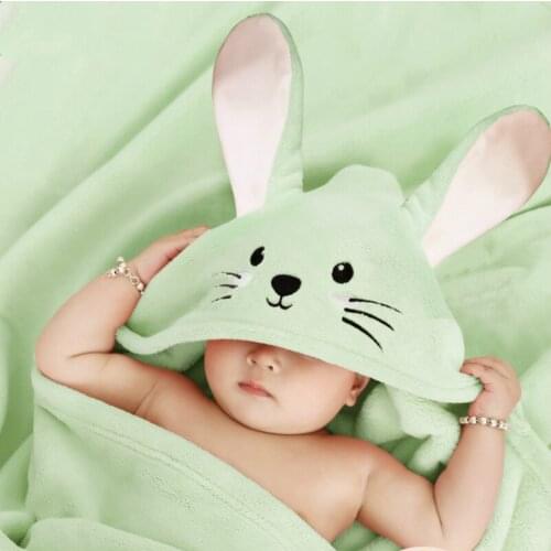 Baby Towel Newborn Super Soft Bath Robe Cotton Hooded Towel Cute Animal Shape Baby Bath Towel Quick Dry Baby Washcloth Serviette