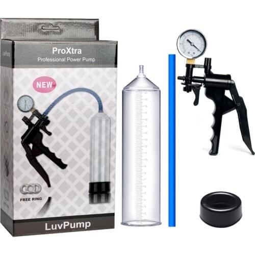 ProXtra qi bao hero male version manually pull rod gun blue extrusion pump suction vacuum to exercise the penis