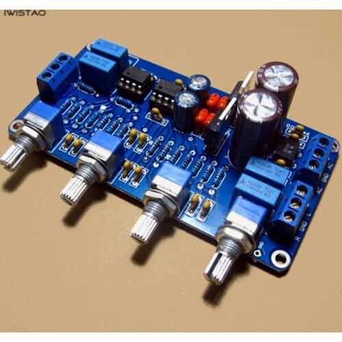 IWISTAO Tone Adjustment Board TE NE5532 Treamble Midrange Bass Volume Control DIY