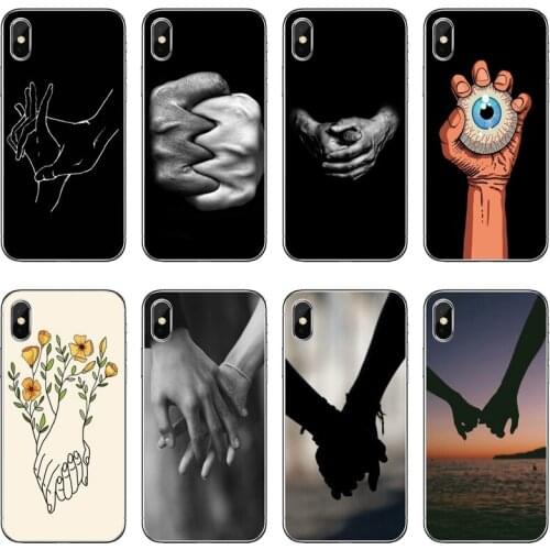 Soft Phone Case Fashion hand Hold hands love For Samsung Galaxy A71 A70 A60 A51 A50 A41 A40 A31 A30 A20E A21S A12 A10 A7 A5 A3