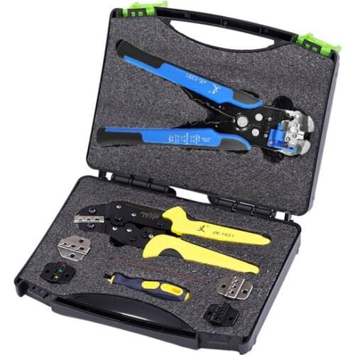 New Crimping Plier Wire Stripper Set Ratchet Terminal Crimping Pliers Set Wire Crimpers Terminals Pliers Kit