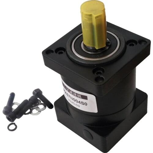 1PC planetary reducer 57mm reducer Gearbox Ratio speed 4:1 6:1 10:1 matching stepper / brushless motor
