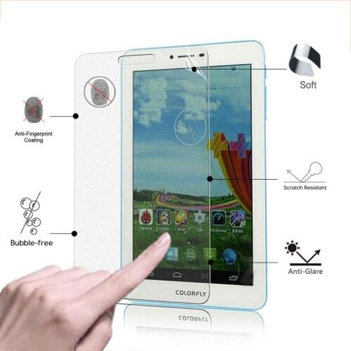 Premium Anti-Glare Protective Matte Film For Colorfly G708 7.0" tablet Anti-Scratches Screen Protector film + clean cloth
