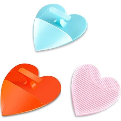 Manual Silicone Face Brush Facial Scrubber Pads for Cleansing Exfoliating Anti-Aging Massage Handheld for Women Men 27RC