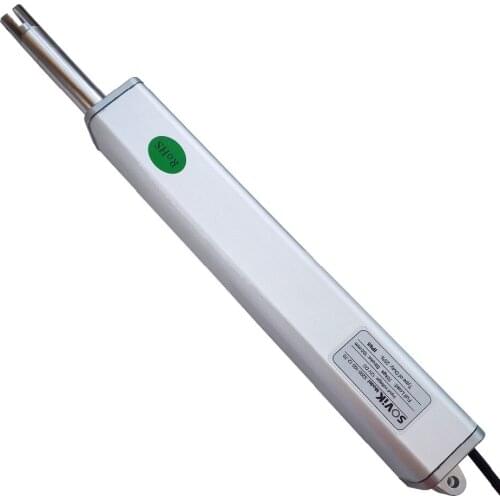SOViK 4 inch 100mm Stroke linear Actuator 12V 24V DC Motor Heavy Duty 700N Max Lift Speed 15mm/s Include Mounting Brackets