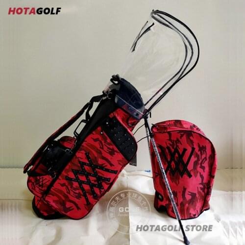 Camouflage print handbag hand bag tote bag golf Standard Ball Golf Bag Caddy Golf Cart Stuff Stand Tripod Golf Bag Two Caps