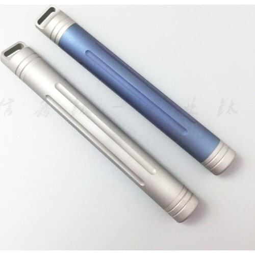 Ti-001 Portable Titanium Waterproof Pill Case Emergency Box Outdoor Toothpick/Ear-pick/Pill Holder Pocket Kits