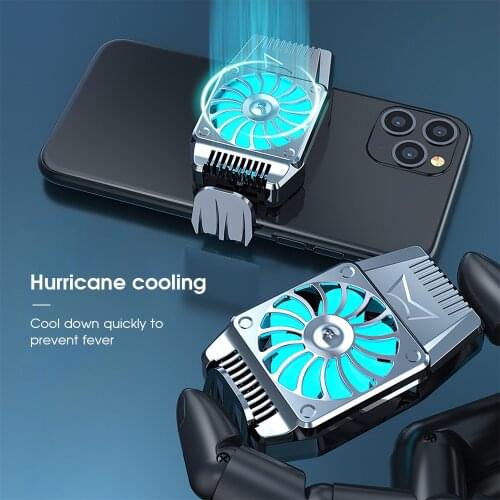 Universal Portable Mobile Phone Cooler Cooling Fan Game USB Powered Cell Phone Radiator Snap-on Cooling Tool for Smartphone