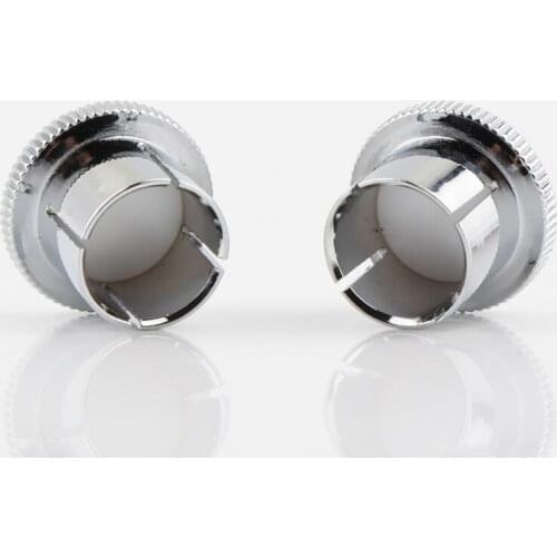 High quality 10pcs RCA Noise Reducing Caps - PTFE Insulation - Nickel Plated