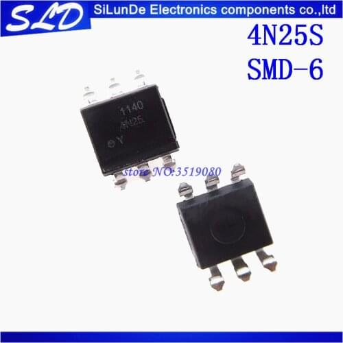 10pcs/lot 4N25S 4N25 SMD-6 new and original in stock
