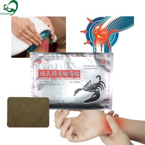 10 pcs Knee Muscle Pain Relief Scorpions Rheumatic Arthritis Plaster Massager Patch for Body Joint Pain Chinese Medical Herb