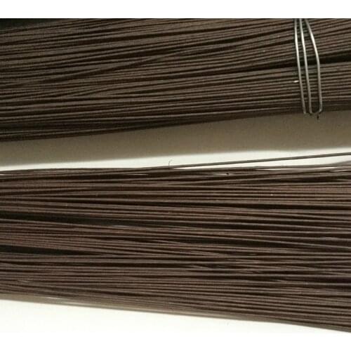 100pcs Flower Stub Stems Paper Green Floral Tape Iron Wire Artificial Flower Stub Stems Craft Decor Soap Holding Flowers Stem