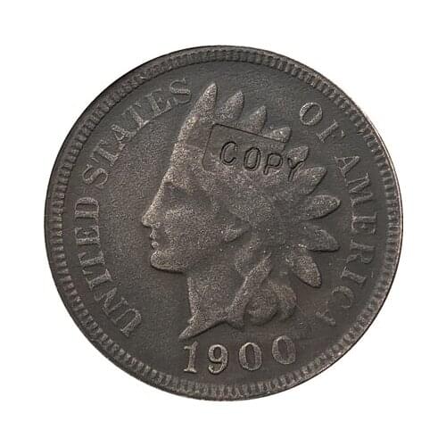 1900 Indian head cents coin copy