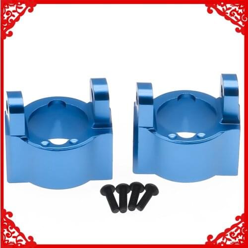 2pcs machined alloy C hub carrier for ECX 1-12 Barrage 1-18 Temper 1-10 RGT 136100 and FTX Outback crawler parts
