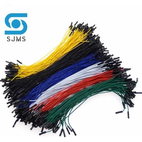 20/50PCS 1P 2.54mm Dupont line 20cm Female to Female 1 Pin 26AWG test line electronic line cable connector Jumper Wire for PCB