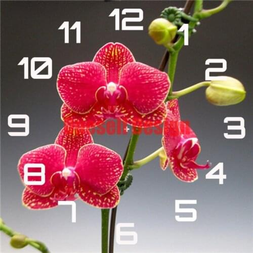 5d diamond mosaic sale clock flower diamond embroidery full clock diamond painting 5d decoration home wall sticker diy frame