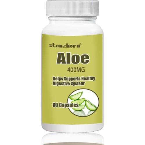 Aloe 60pcs 400mg Supports a Healthy Digestive System