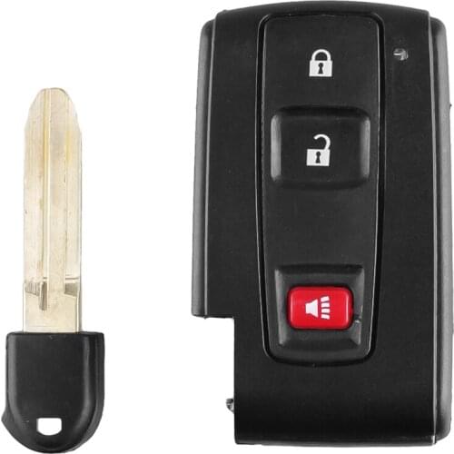 Case Key Shell Housing Fob For Toyota 2004 2005 2006 2007 2008 2009 Corolla Verso Camry 2 Buttons Replacement Smart Key