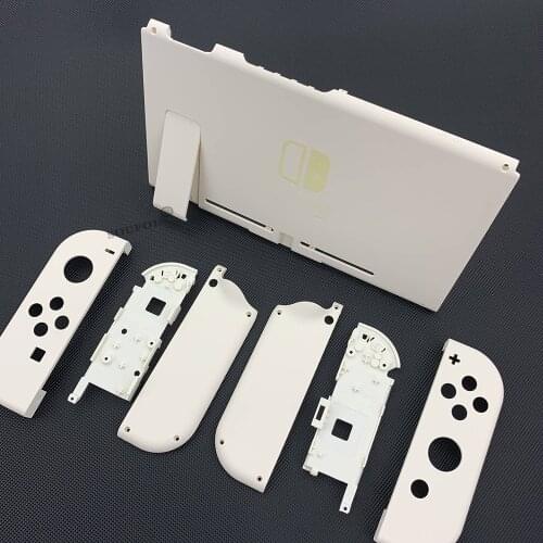 Ivory White Housing Shell Case Cover for Nintendo Switch NS Controller JoyCon Replacement Case for Nintendo Switch with Buttons